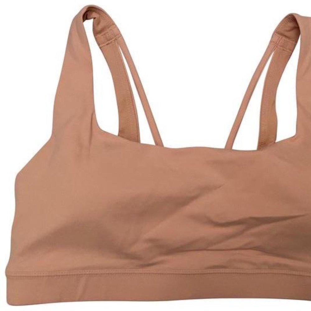 Athleta Light Pink Exhale in Powervita Activewear Sports Bra